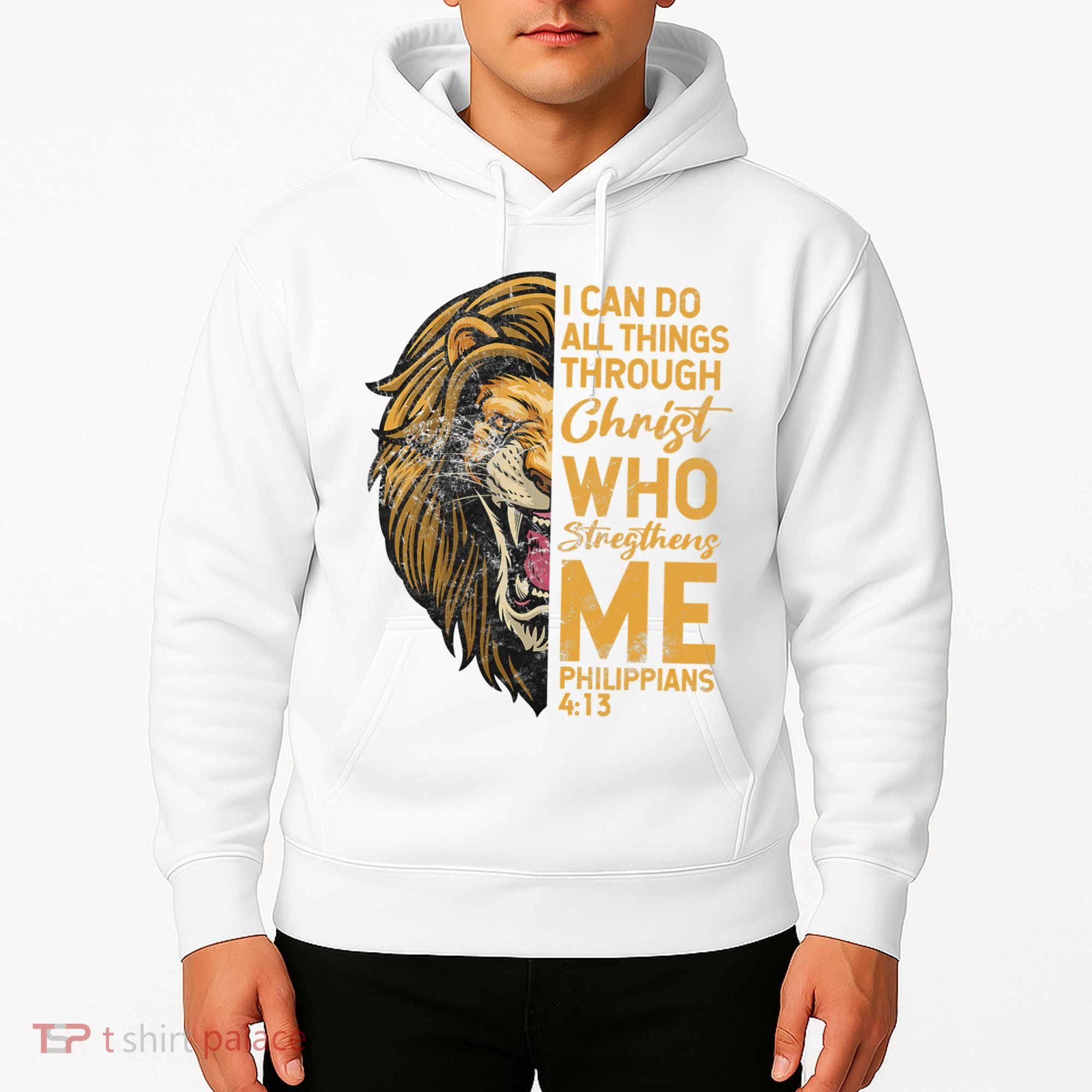 Philippians 413 Bible Quote Scriptures Christian Hoodie