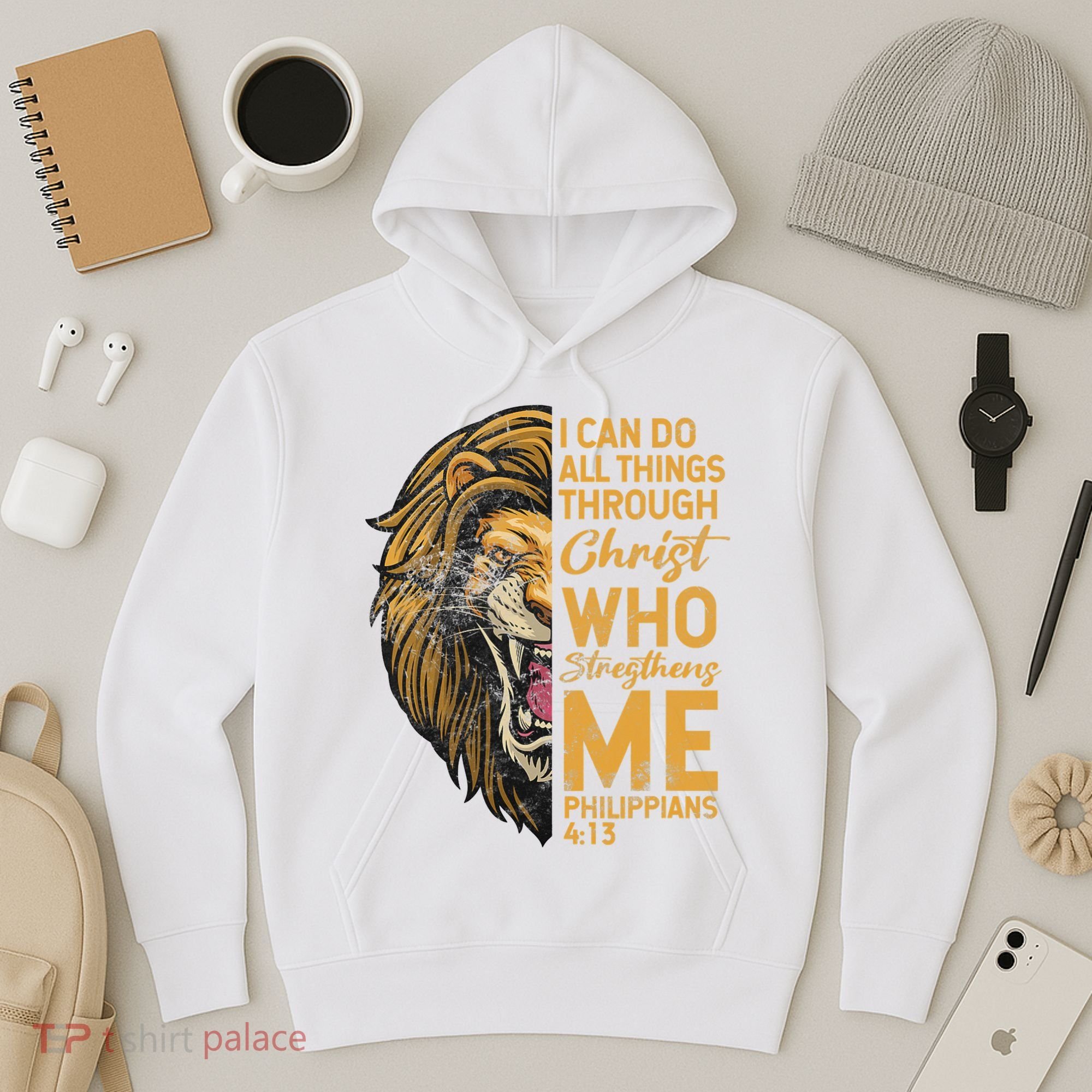 Philippians 413 Bible Quote Scriptures Christian Hoodie