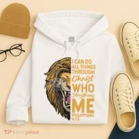 Philippians 413 Bible Quote Scriptures Christian Hoodie thumb 4