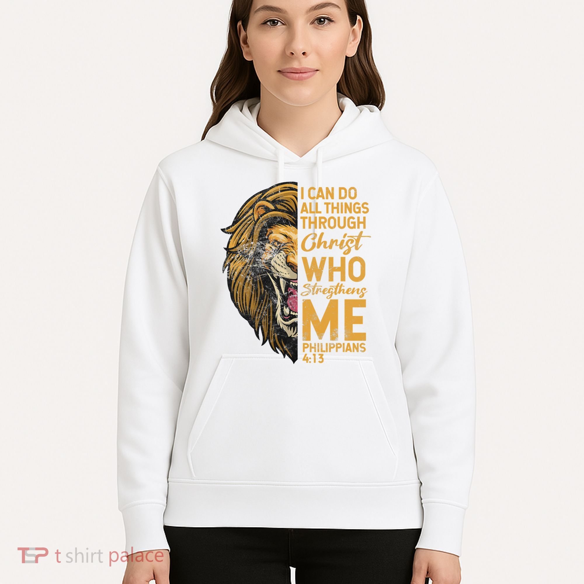 Philippians 413 Bible Quote Scriptures Christian Hoodie