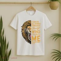 Philippians 413 Bible Quote Scriptures Christian T-Shirt thumb 2