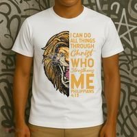 Philippians 413 Bible Quote Scriptures Christian T-Shirt thumb 3