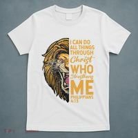 Philippians 413 Bible Quote Scriptures Christian T-Shirt thumb 5