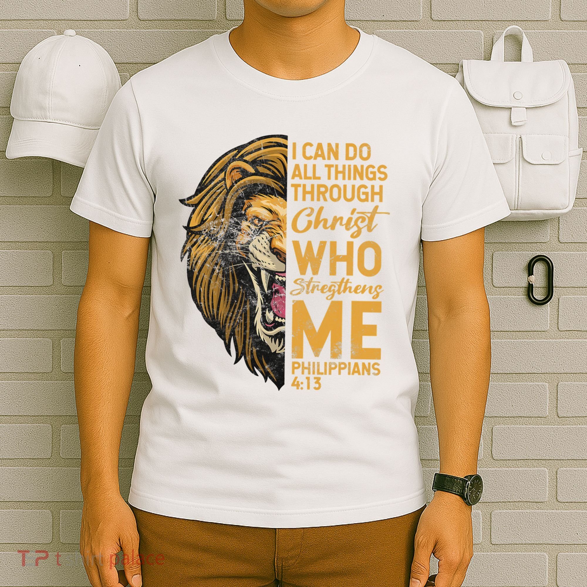 Philippians 413 Bible Quote Scriptures Christian T-Shirt