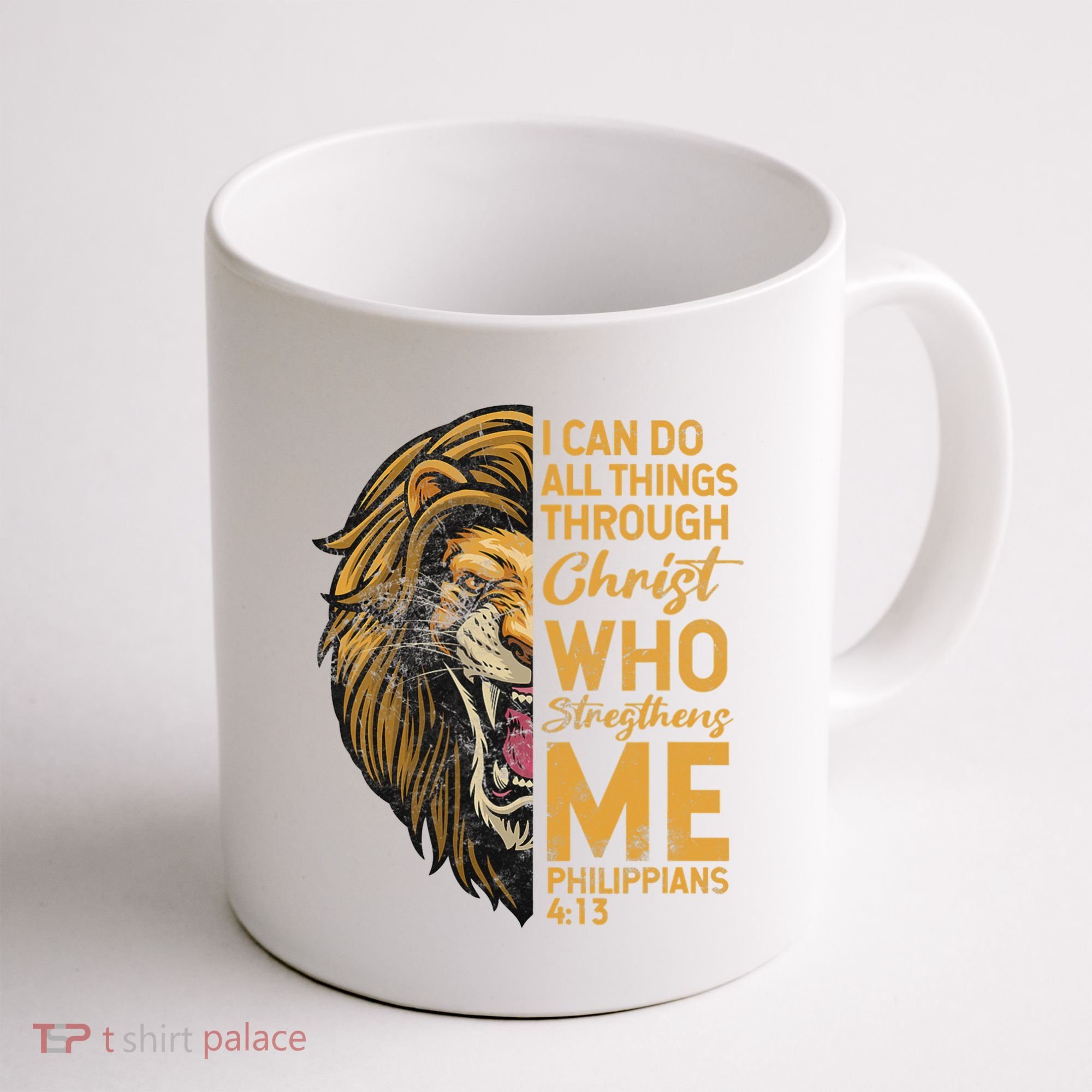 Philippians 413 Bible Quote Scriptures Christian Coffee Mug