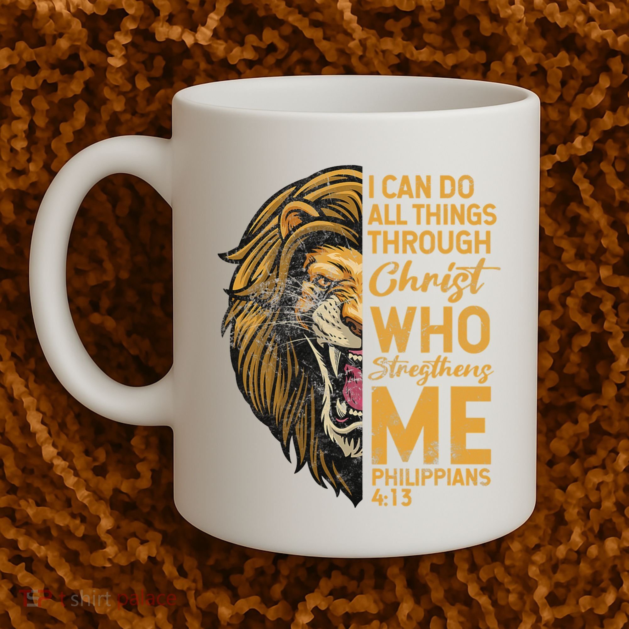 Philippians 413 Bible Quote Scriptures Christian Coffee Mug