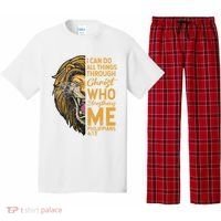 Philippians 413 Bible Quote Scriptures Christian Pajama Set thumb 0