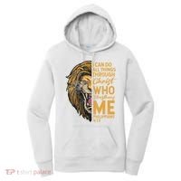 Philippians 413 Bible Quote Scriptures Christian Women's Hoodie thumb 0
