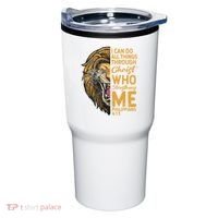 Philippians 413 Bible Quote Scriptures Christian Tumbler thumb 0