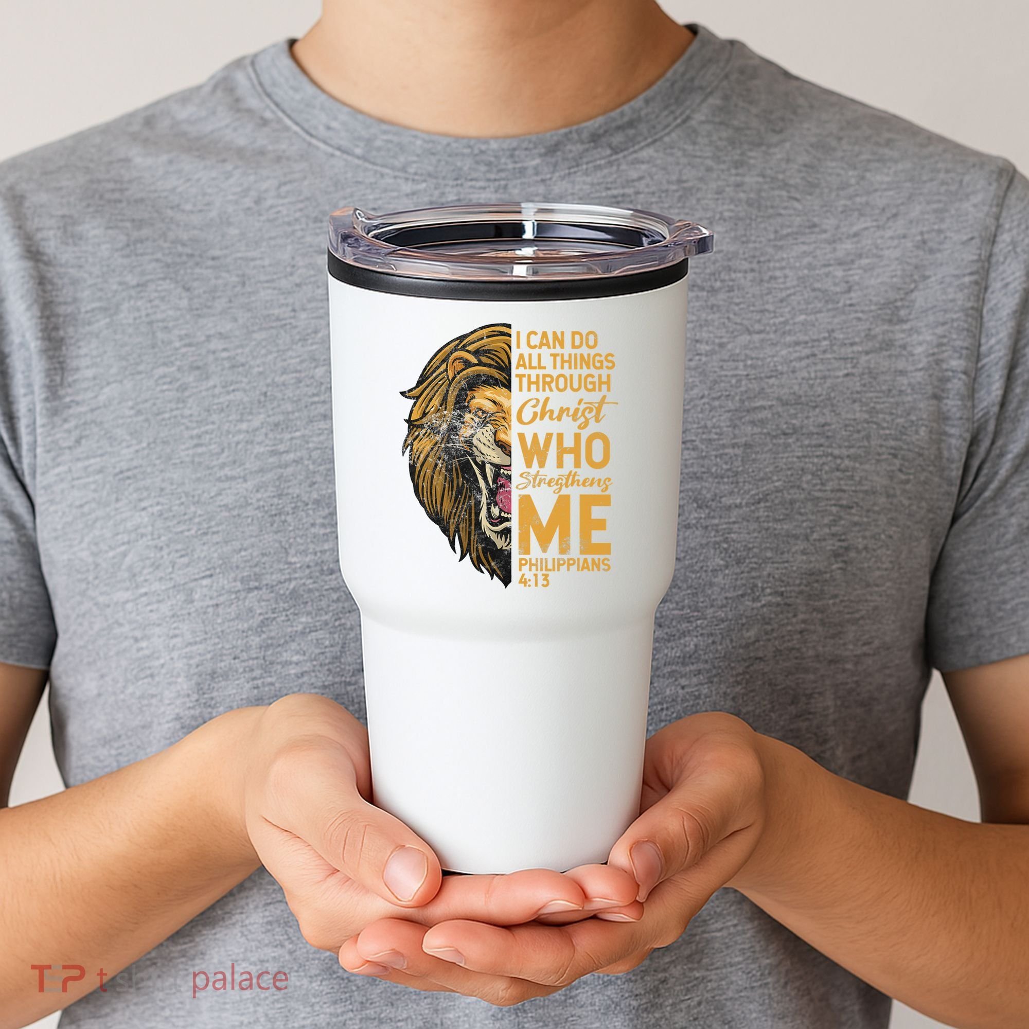 Philippians 413 Bible Quote Scriptures Christian Tumbler