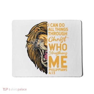 Philippians 413 Bible Quote Scriptures Christian Mousepad