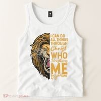 Philippians 413 Bible Quote Scriptures Christian Tank Top thumb 2