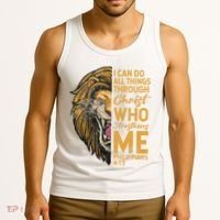 Philippians 413 Bible Quote Scriptures Christian Tank Top thumb 3
