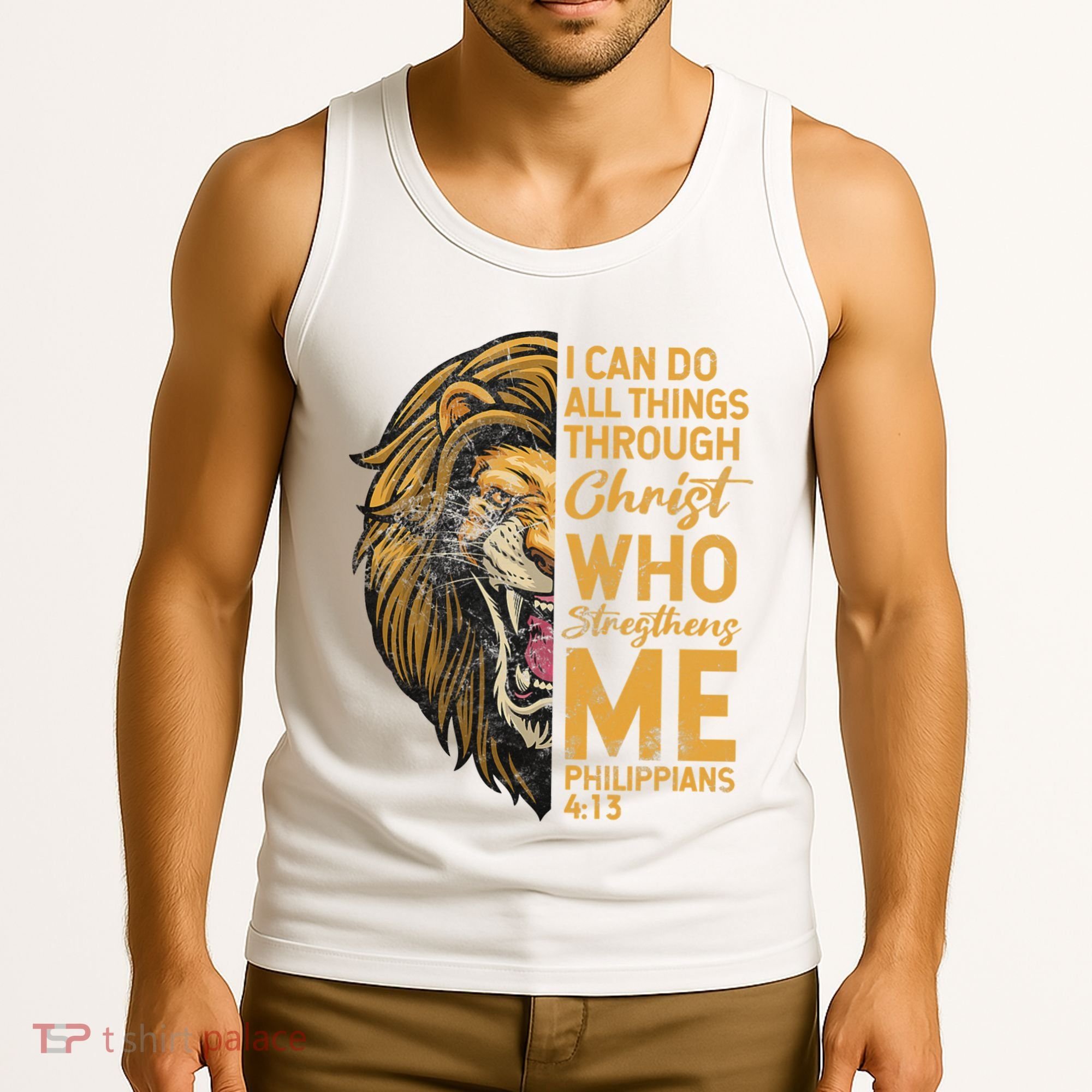 Philippians 413 Bible Quote Scriptures Christian Tank Top