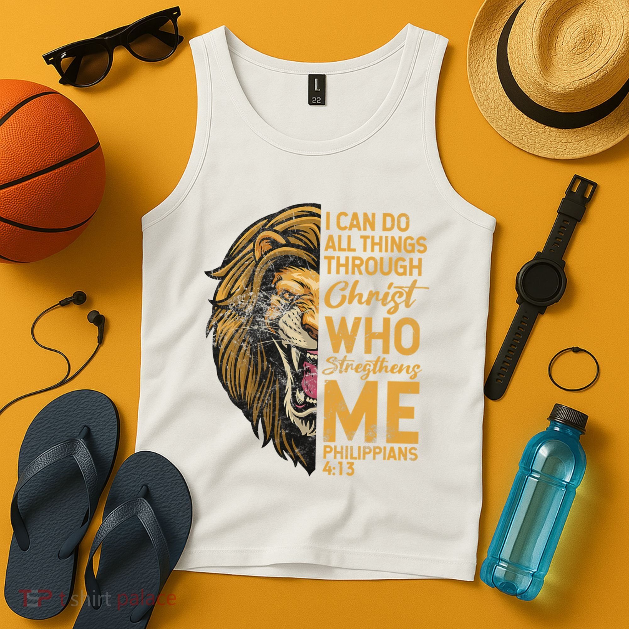 Philippians 413 Bible Quote Scriptures Christian Tank Top