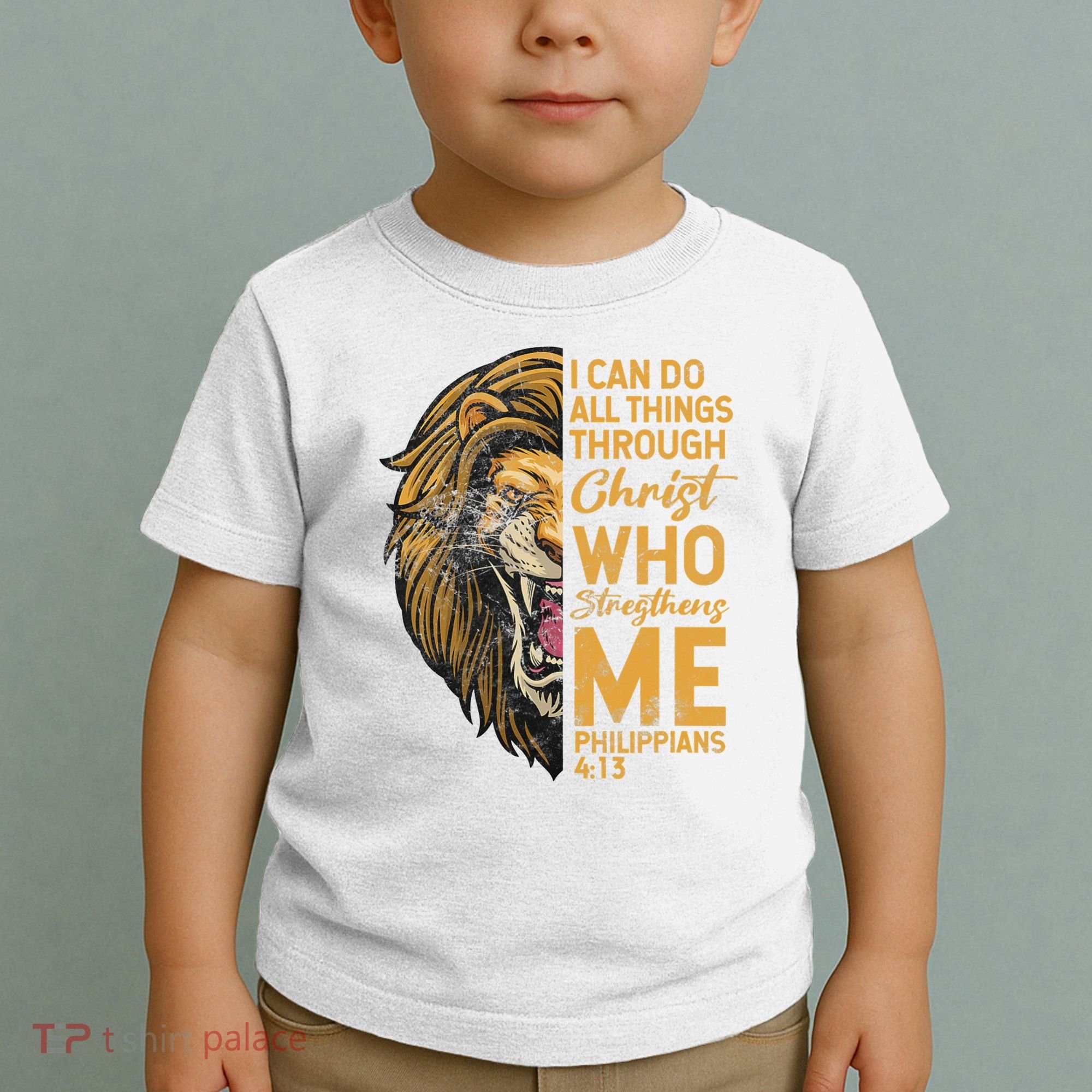 Philippians 413 Bible Quote Scriptures Christian Toddler T-Shirt