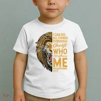 Philippians 413 Bible Quote Scriptures Christian Toddler T-Shirt thumb 2