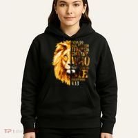 Philippians 413 Christian Bible Verse Gift Lion Husband Hoodie thumb 5