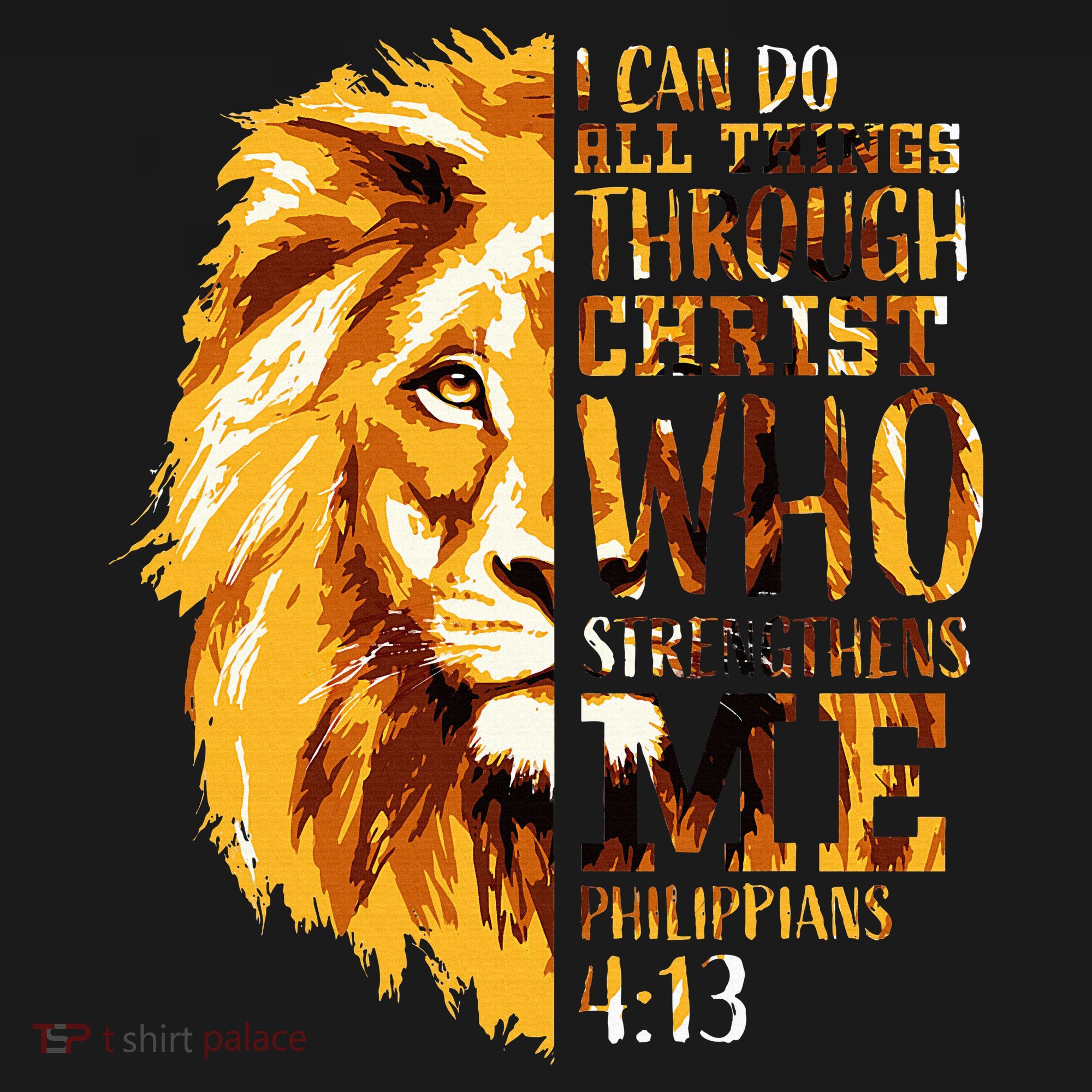 Philippians 413 Christian Bible Verse Gift Lion Husband Toddler Hoodie