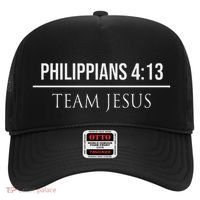 Philippians 413 Christian Bible Verses Jesus Christ Hat thumb 0