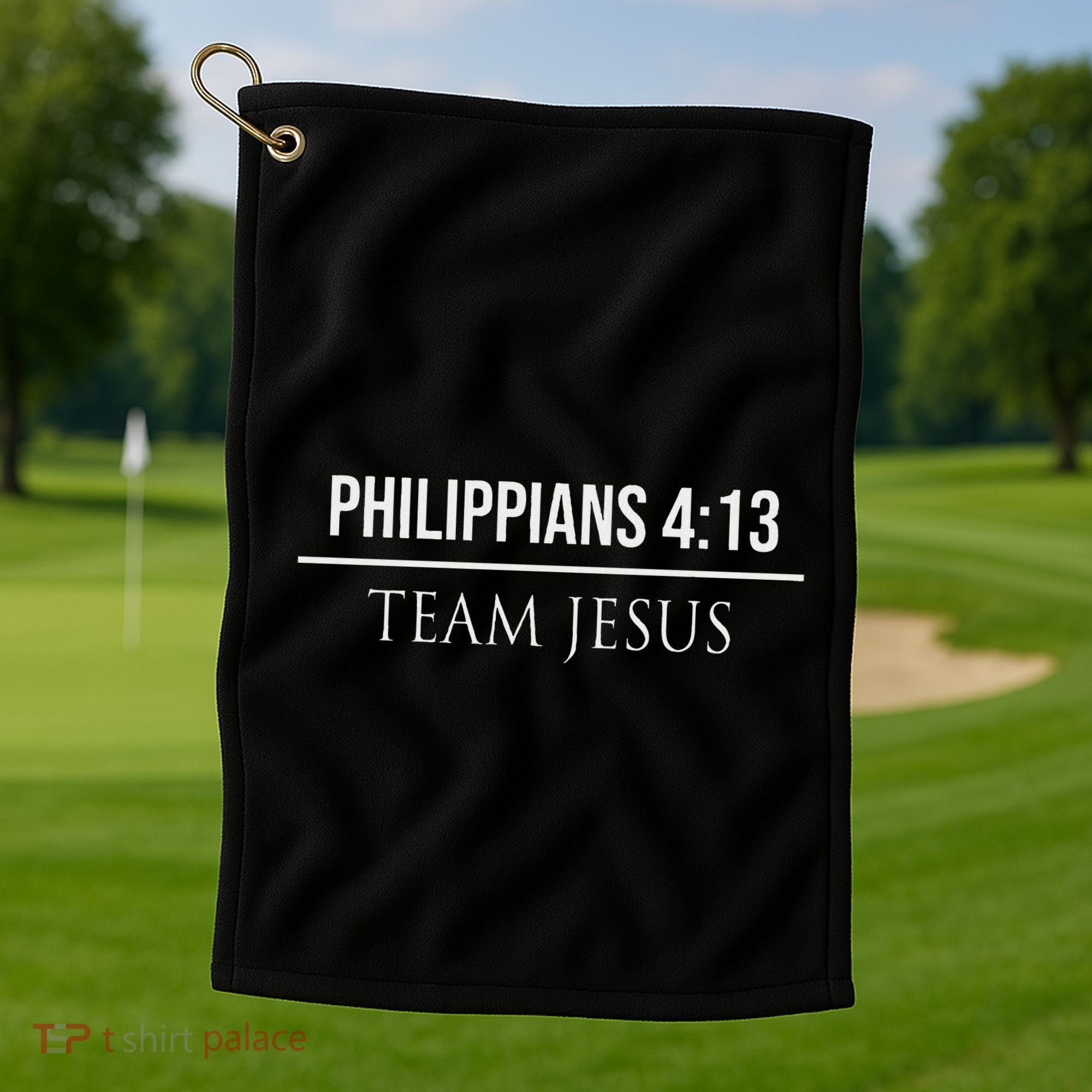 Philippians 413 Christian Bible Verses Jesus Christ Golf Towel