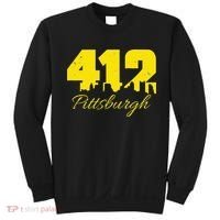 Pittsburgh 412 City Skyline Yellow Pittsburgh Sweatshirt thumb 0