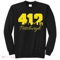 Pittsburgh 412 City Skyline Yellow Pittsburgh Sweatshirt thumb 0