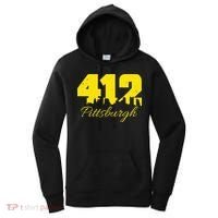 Pittsburgh 412 City Skyline Yellow Pittsburgh Women's Hoodie thumb 0