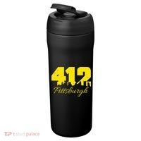 Pittsburgh 412 City Skyline Yellow Pittsburgh 24oz Duet Stainless Steel Tumbler thumb 3