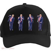 Potus 45 Dance Trump Dance Save America  Trump 45/47 Five-Panel Snapback Cap thumb 0