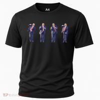 Potus 45 Dance Trump Dance Save America  Trump 45/47 Cooling Performance Crew T-Shirt thumb 0