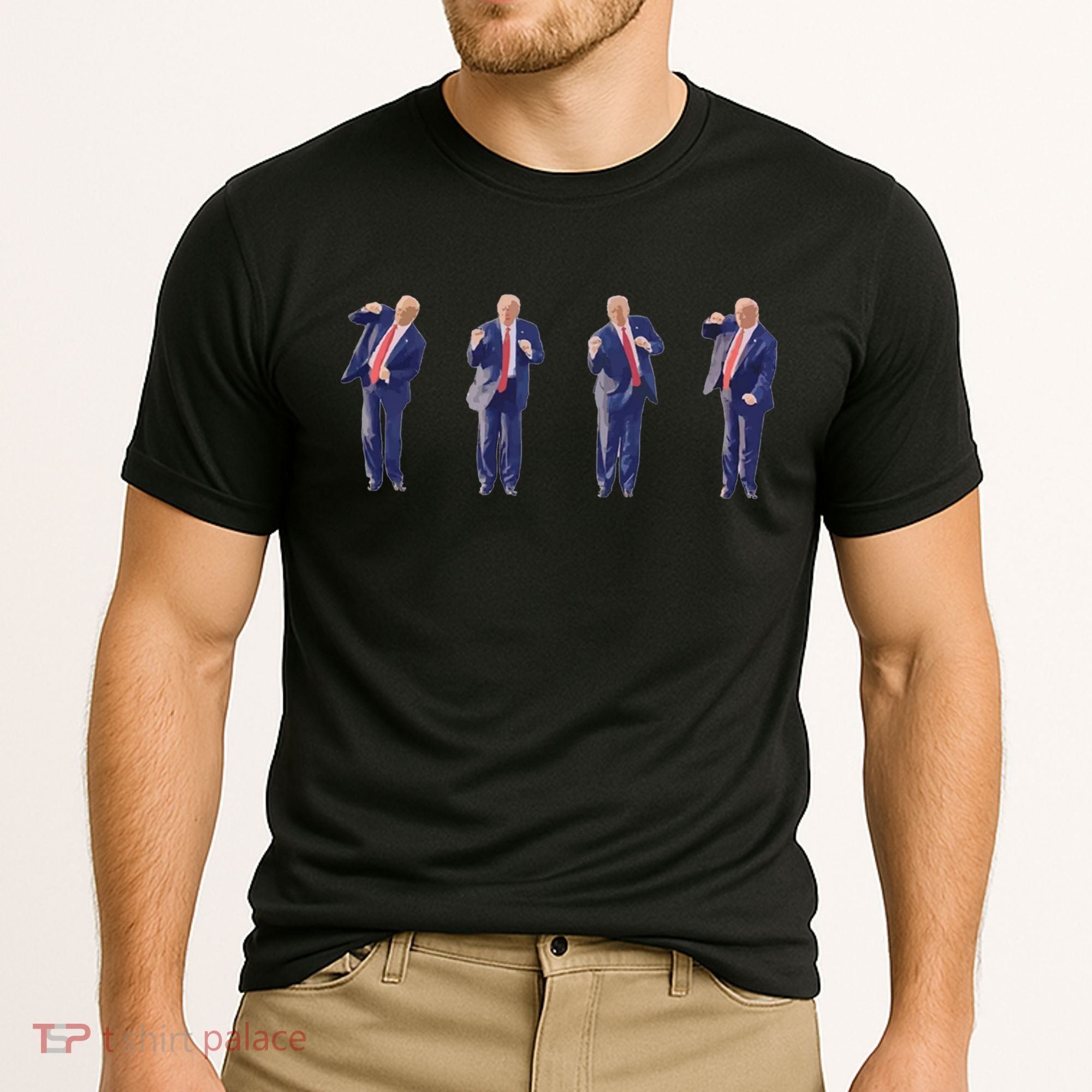 Potus 45 Dance Trump Dance Save America  Trump 45/47 Cooling Performance Crew T-Shirt