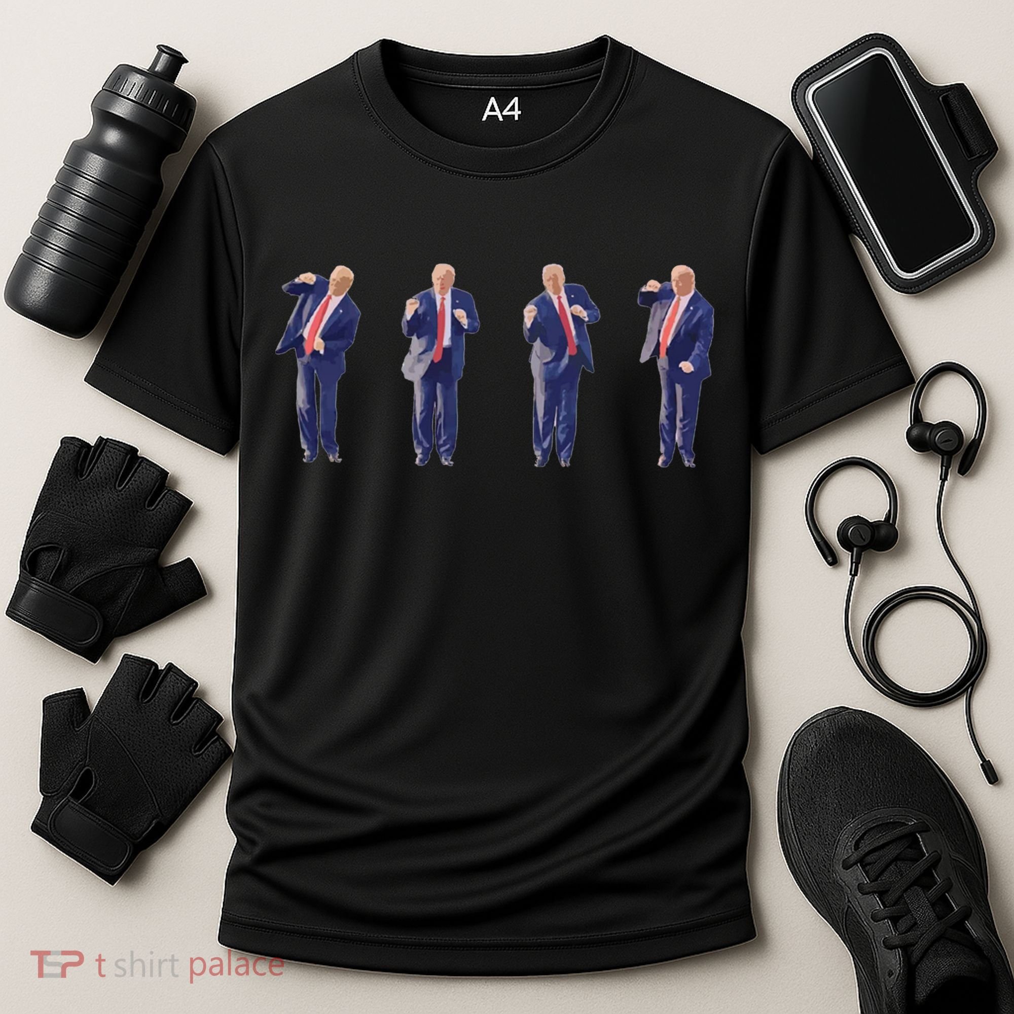Potus 45 Dance Trump Dance Save America  Trump 45/47 Cooling Performance Crew T-Shirt