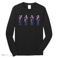 Potus 45 Dance Trump Dance Save America  Trump 45/47 Long Sleeve Shirt thumb 0