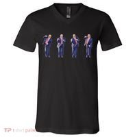 Potus 45 Dance Trump Dance Save America  Trump 45/47 V-Neck T-Shirt thumb 0