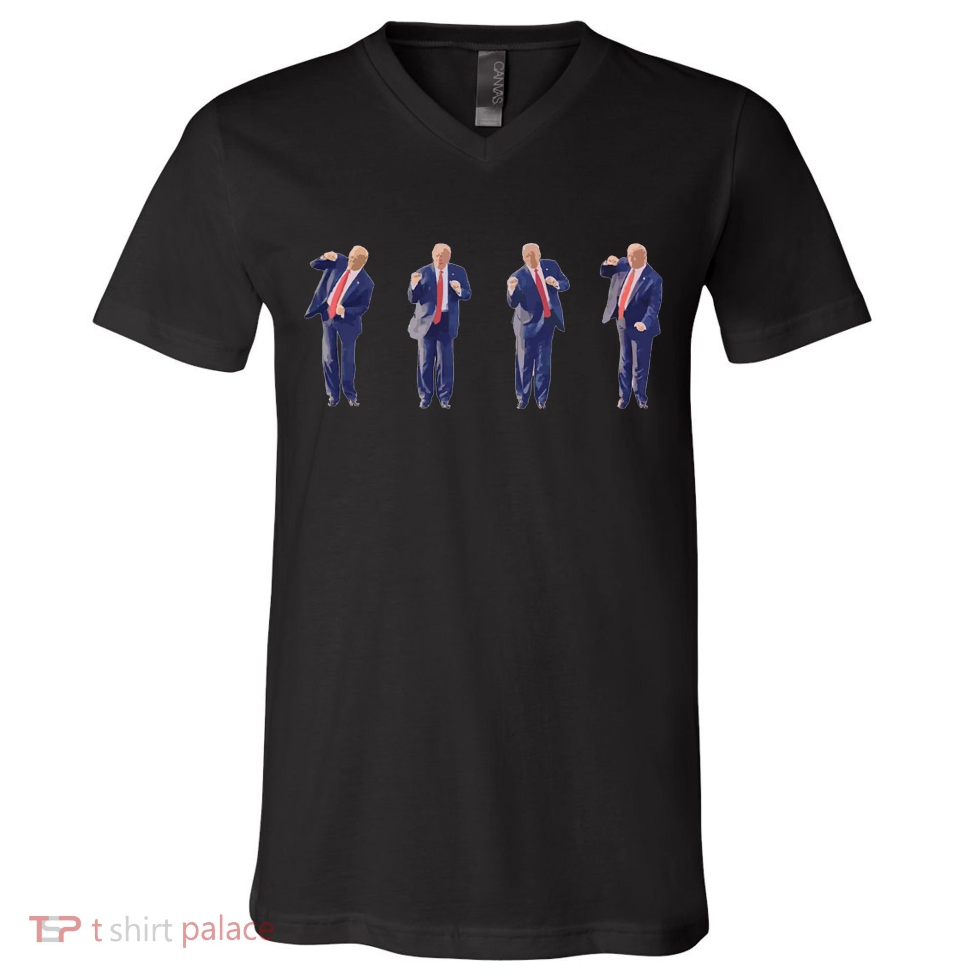 Potus 45 Dance Trump Dance Save America  Trump 45/47 V-Neck T-Shirt