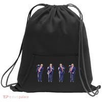 Potus 45 Dance Trump Dance Save America  Trump 45/47 Sweatshirt Cinch Pack Bag thumb 0