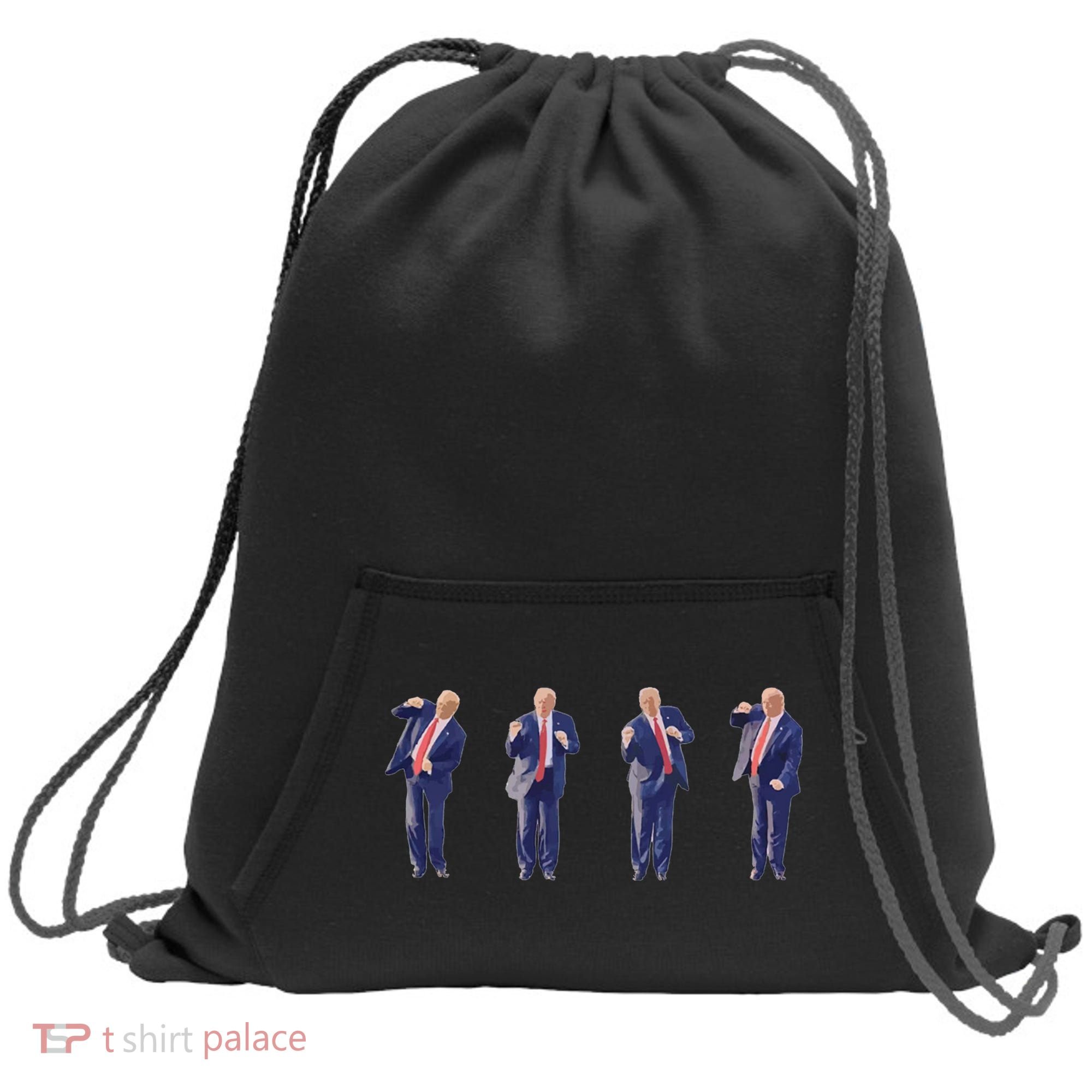 Potus 45 Dance Trump Dance Save America  Trump 45/47 Sweatshirt Cinch Pack Bag