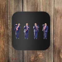 Potus 45 Dance Trump Dance Save America  Trump 45/47 Coaster thumb 0