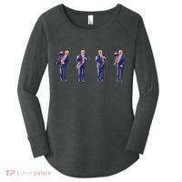 Potus 45 Dance Trump Dance Save America  Trump 45/47 Women's Perfect Tri Tunic Long Sleeve Shirt thumb 0