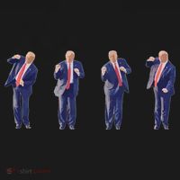 Potus 45 Dance Trump Dance Save America  Trump 45/47 Women's Hoodie thumb 2