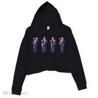 Potus 45 Dance Trump Dance Save America  Trump 45/47 Crop Fleece Hoodie thumb 0