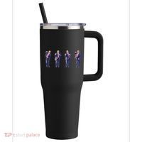 Potus 45 Dance Trump Dance Save America  Trump 45/47 40oz Vacuum Insulated Stainless Steel Travel Tumbler thumb 0