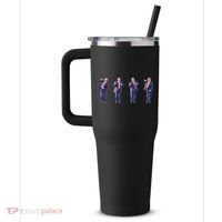 Potus 45 Dance Trump Dance Save America  Trump 45/47 40oz Vacuum Insulated Stainless Steel Travel Tumbler thumb 2