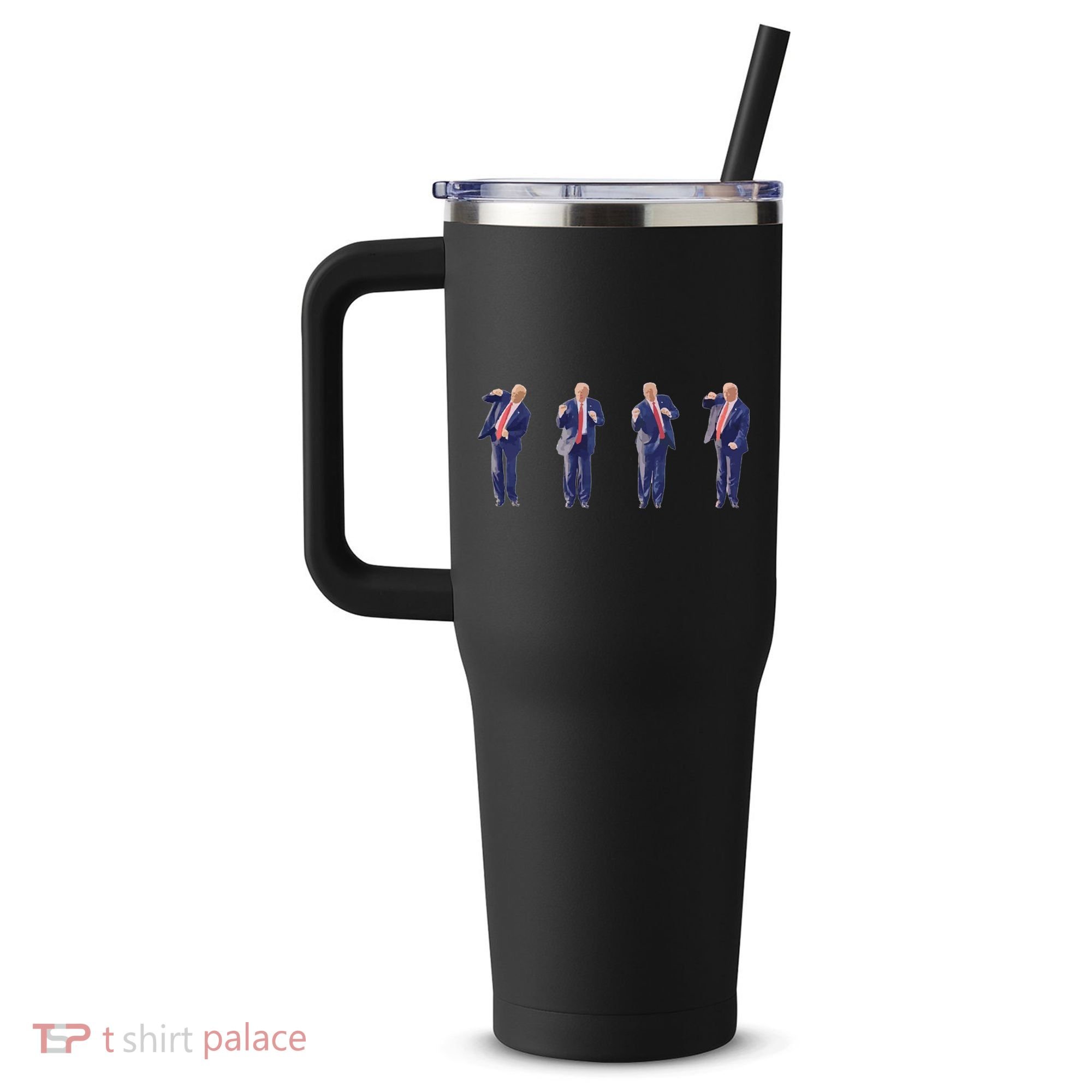 Potus 45 Dance Trump Dance Save America  Trump 45/47 40oz Vacuum Insulated Stainless Steel Travel Tumbler