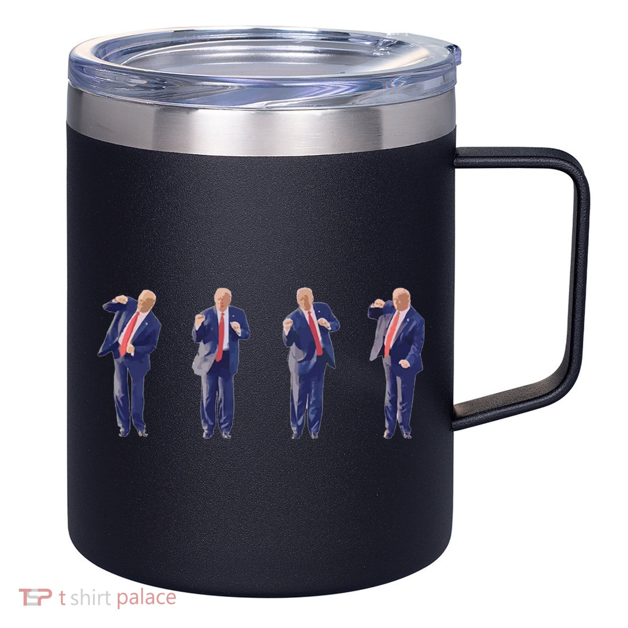 Potus 45 Dance Trump Dance Save America  Trump 45/47 12oz Stainless Steel Coffee Mug