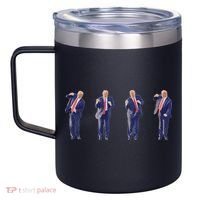 Potus 45 Dance Trump Dance Save America  Trump 45/47 12oz Stainless Steel Coffee Mug thumb 2