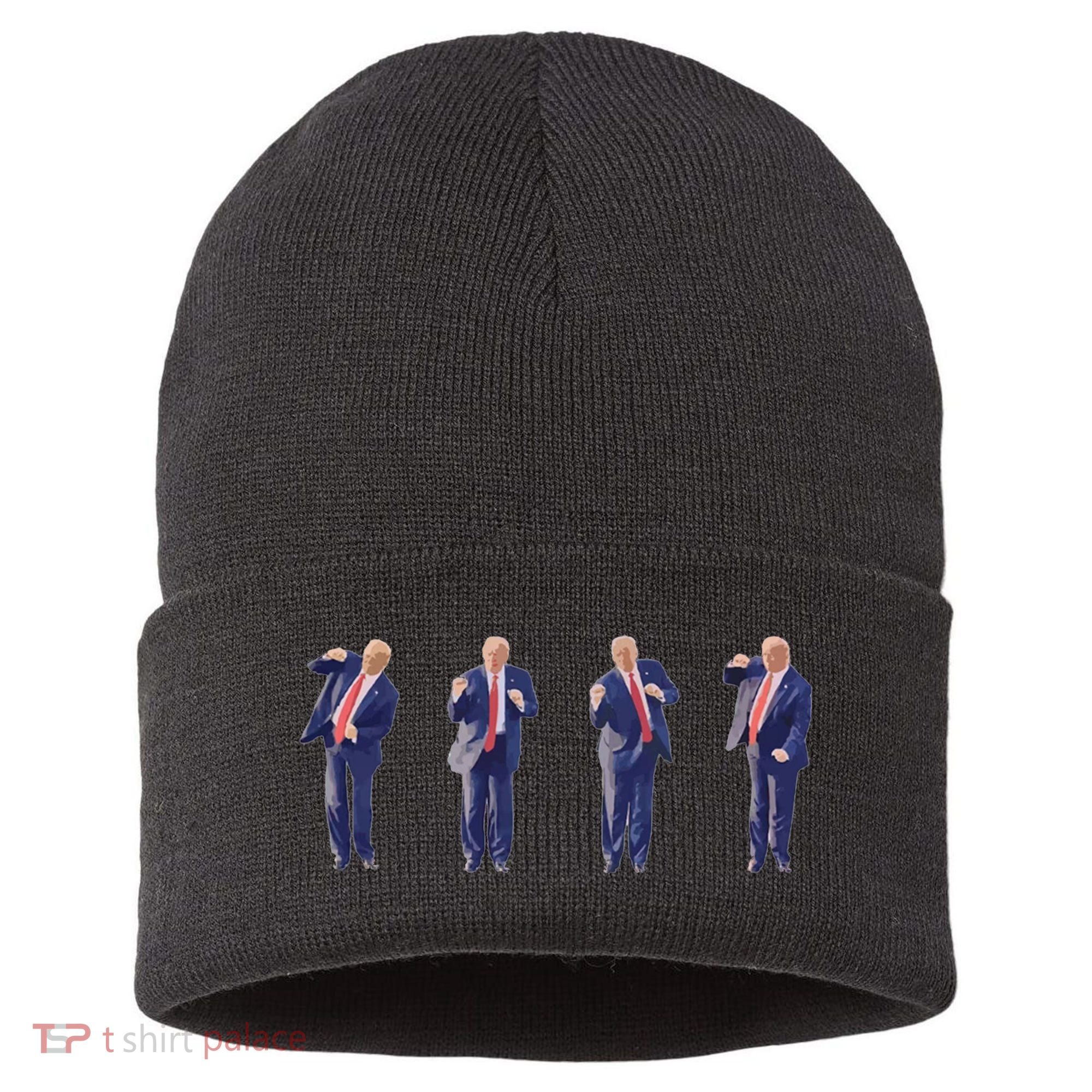 Potus 45 Dance Trump Dance Save America  Trump 45/47 Sustainable Knit Beanie