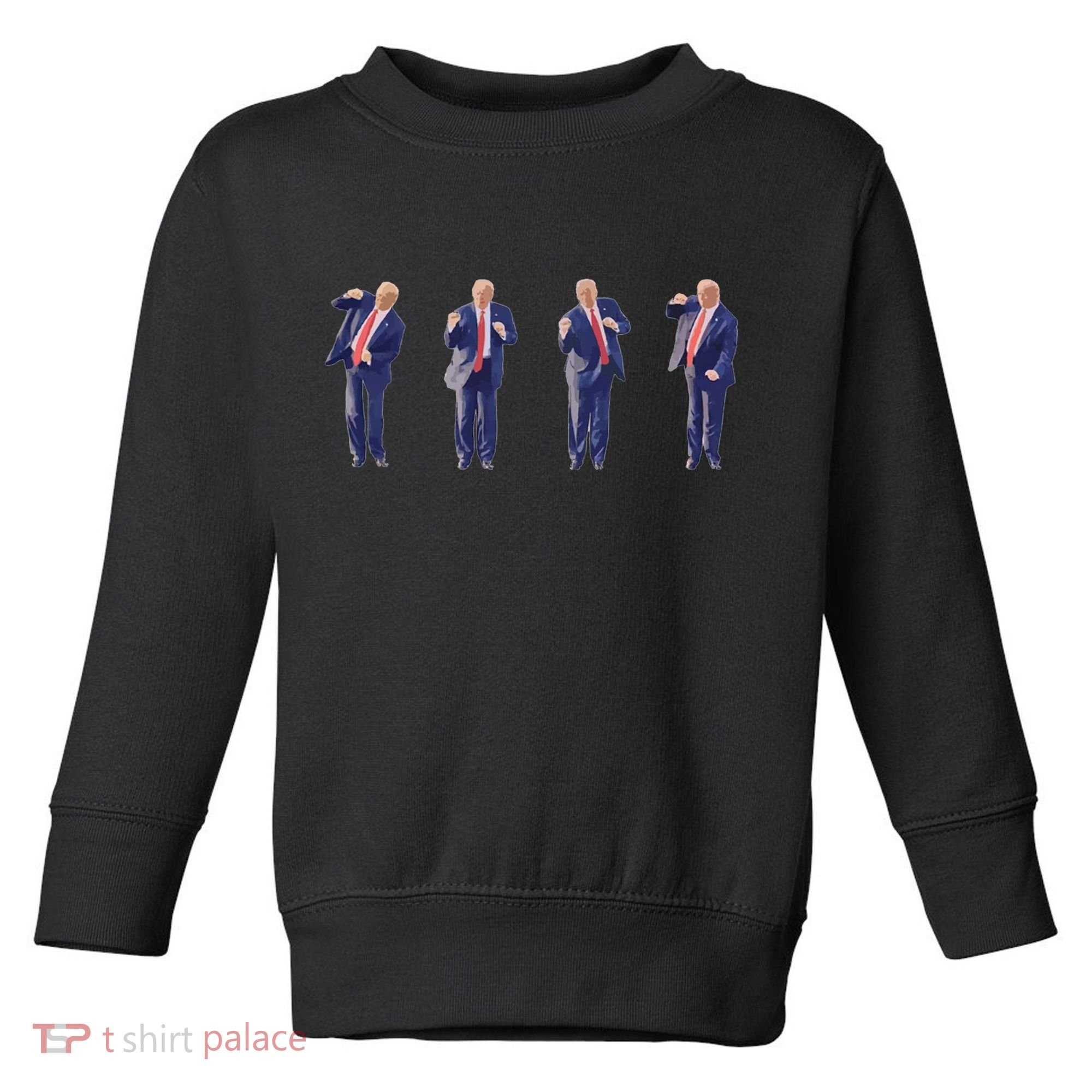Potus 45 Dance Trump Dance Save America  Trump 45/47 Toddler Sweatshirt