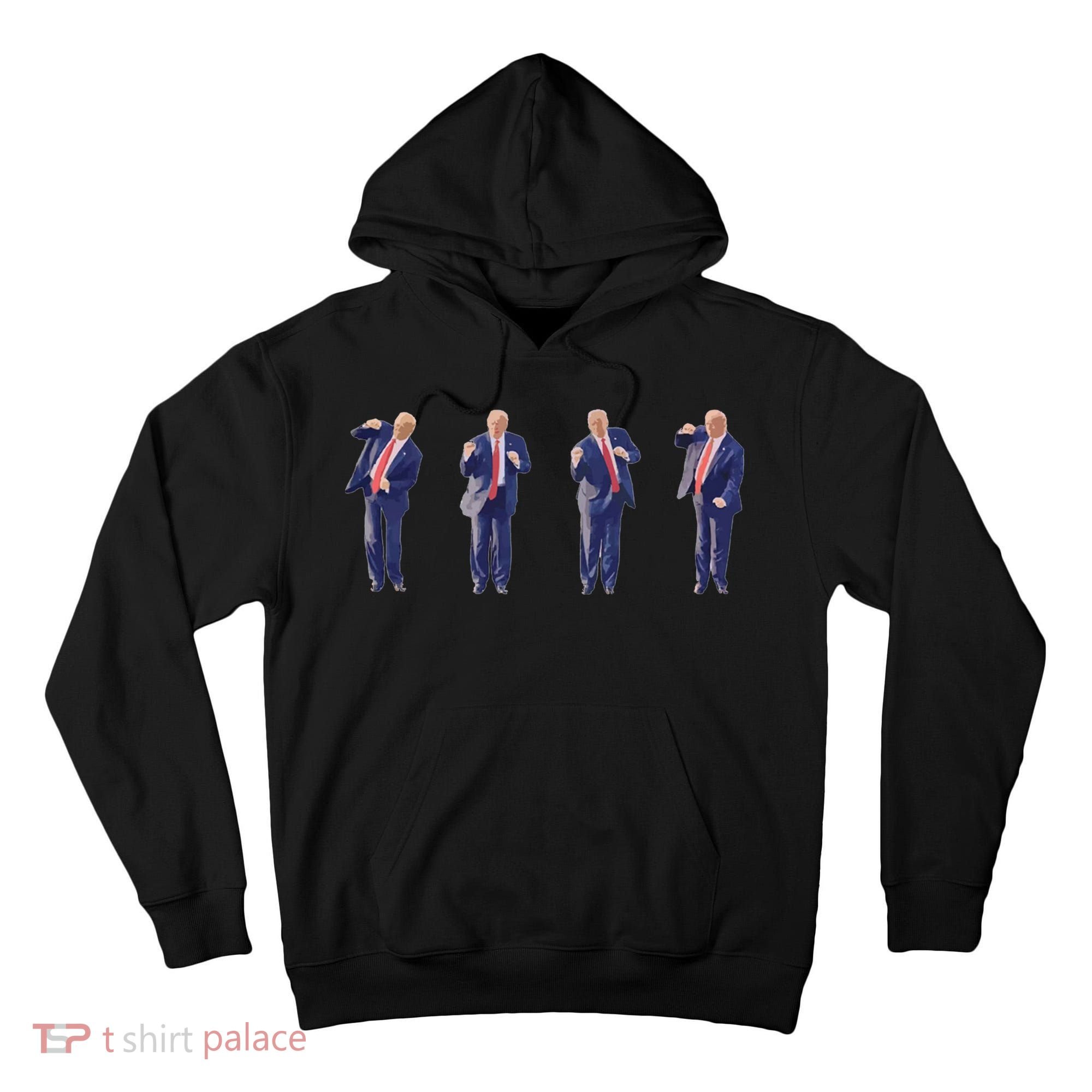 Potus 45 Dance Trump Dance Save America  Trump 45/47 Tall Hoodie